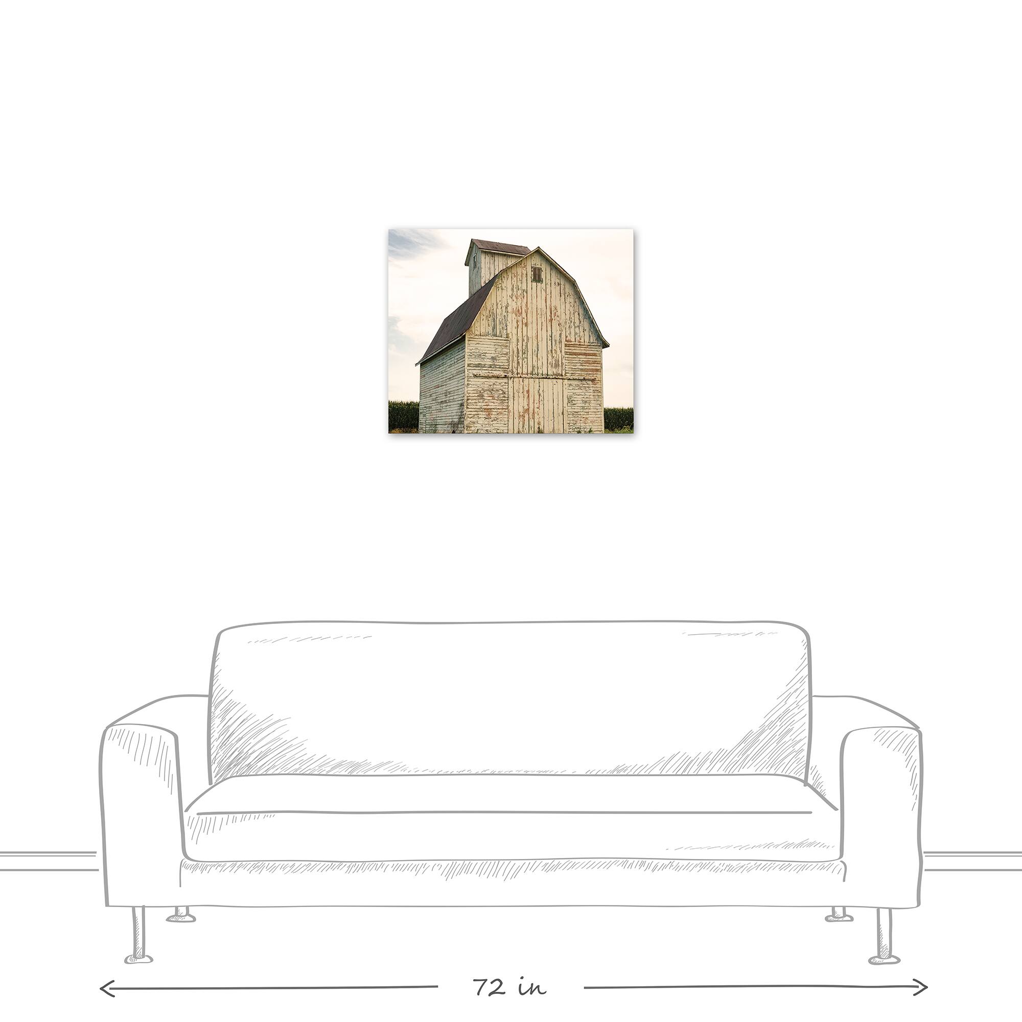Weathered Autumn Barn Canvas Wall Art